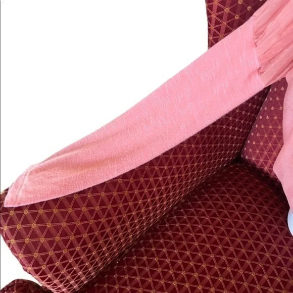 Sage Creamy Orange Sherbet Resort Top and Matching Tank ML Wedding Guest Date - Picture 6 of 7